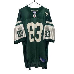 Vintage New York Jets Randy Moss #83 NFL Home Jersey Men's  XL Green Reebok